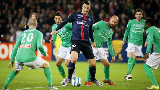 Ligue 1: Ibra show, doppio Di Maria. Il Psg a +20 sulle rivali