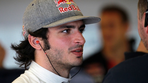 F1 Toro Rosso, Sainz: «Vorrei avere la testa di Valentino Rossi»