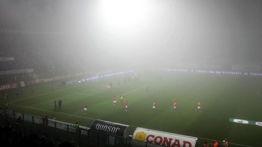 Serie B, rinviata per nebbia Perugia-Vicenza