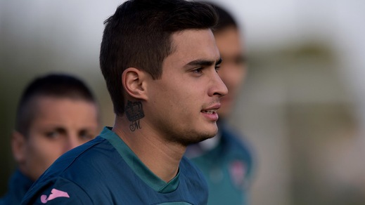 Palermo, primo allenamento per Arteaga