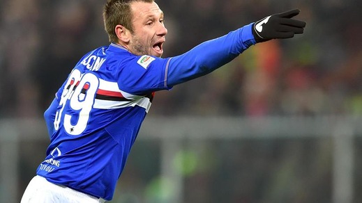 Serie A Sampdoria, Cassano: «Sono rinato, come una seconda vita»