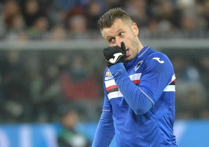 Serie A, Sampdoria, Montella su Cassano: «Sogna l'Europeo»