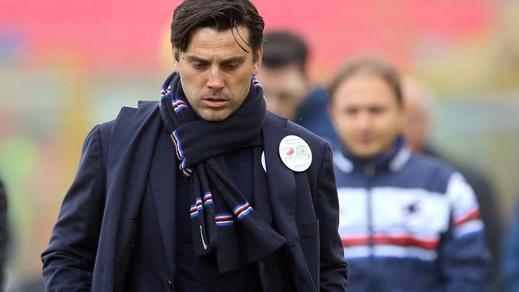 Serie A Sampdoria, Montella: «Infastidito dalle decisioni arbitrali»