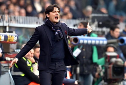 Serie A Sampdoria, Montella: «Roma lanciata, ma se Berardi avesse segnato...»