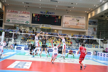 Volley, Trento perde in casa dopo 24 vittorie di fila
