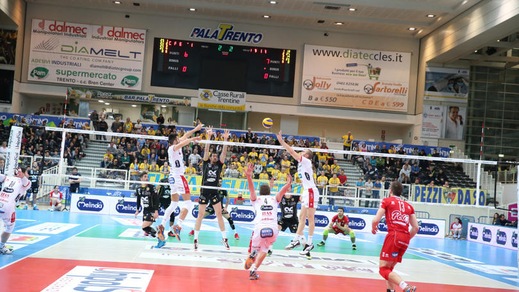 Volley, Trento perde in casa dopo 24 vittorie di fila