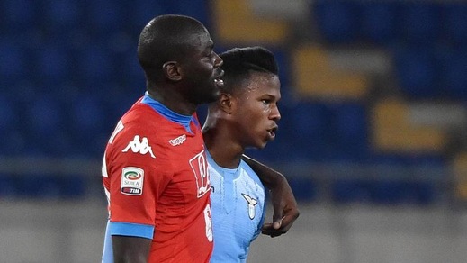 Cori razzisti, Koulibaly: «Grazie all'arbitro e ai giocatori laziali». Keita: «Ti ammiro»
