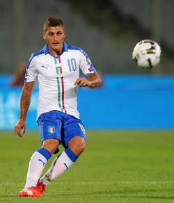 Conte: «Verratti diventi leader in Nazionale»