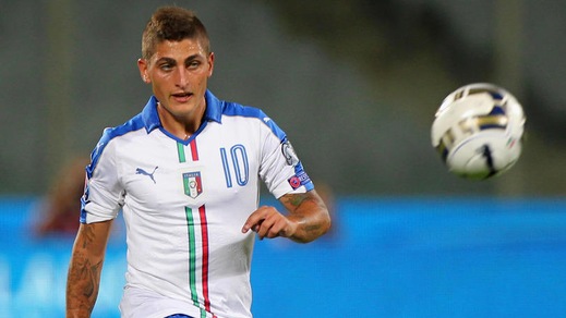 Conte: «Verratti diventi leader in Nazionale»