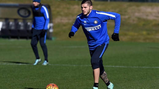 Serie A Inter, Icardi salta la seduta per un problema intestinale