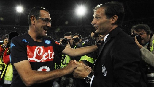 Juventus-Napoli a tecnici scambiati, la simulazione: vincerebbe Sarri