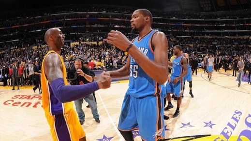 Ultima recita per Kobe, l'emozione di Durant