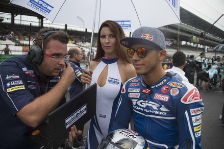 Moto3, Bastianini: «Soddisfatto dei test di Valencia»