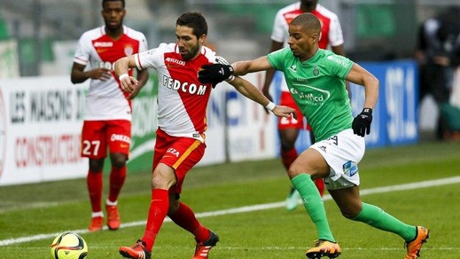 Ligue 1: il Monaco pareggia contro il St.Etienne, goleada del Lione