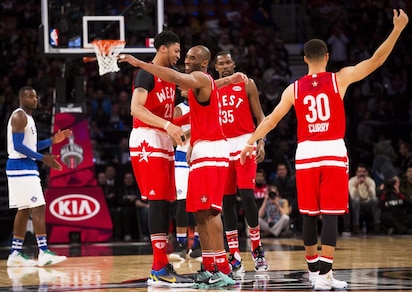 NBA, l'All Star Game dei record: Bryant saluta vincendo