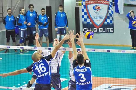 Volley: A2 Maschile, Cantù vince netto con Mondovì