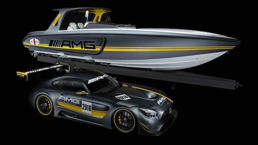 Mercedes-AMG GT3 diventa un… motoscafo da 160 km/h