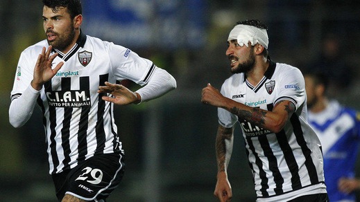 Serie B Ascoli, non basta doppio Petagna: pari a Brescia