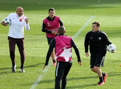 Champions League, Spalletti e Totti: che grinta per il Real Madrid