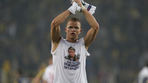 Lokomotiv Mosca, t-shirt per Putin: Tarasov rischia la squalifica