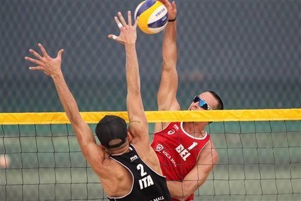 Beach Volley: Gli Ingrosso Kish Island fuori ai secidesimi