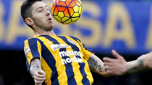 Serie A Verona, Marrone ferito alla fronte