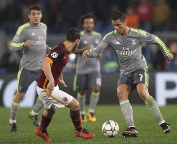 Champions: Roma ko, in lavagna Real già ai quarti