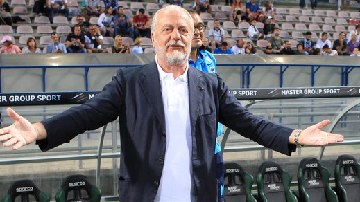 De Laurentiis ai tifosi: «Nuovo stadio da 20 mila posti. Come un circolo»