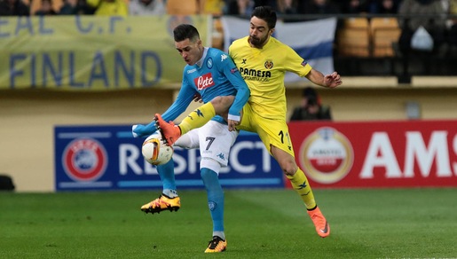 Europa League, diretta Villarreal-Napoli 1-0: Suarez all'82'