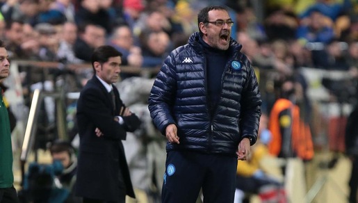 Europa League Napoli, Sarri: «Ci manca un rigore, direzione di gara scadente»