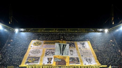 Borussia Dortmund, che spettacolo il "muro giallo" per l'Europa League!