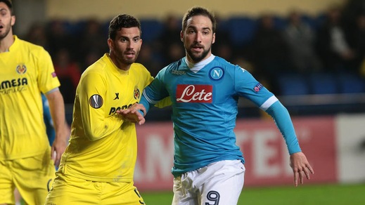 Europa League Napoli, asso Higuain per la rimonta