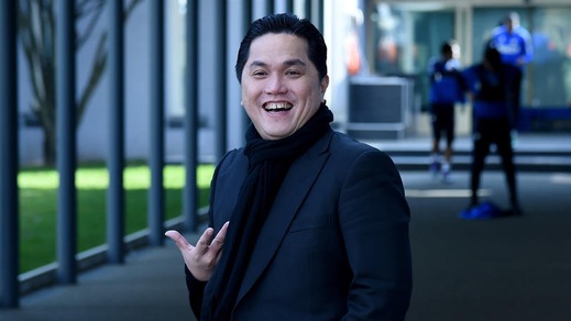 Thohir a cena nel ritiro dell'Inter