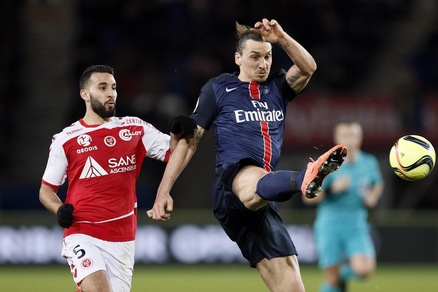 Ligue 1: Psg, poker al Reims: Ibrahimovic-Cavani show!
