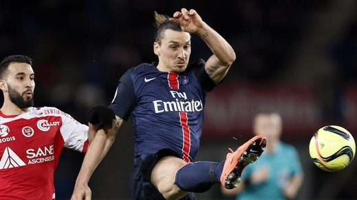 Ligue 1: Psg, poker al Reims: Ibrahimovic-Cavani show!