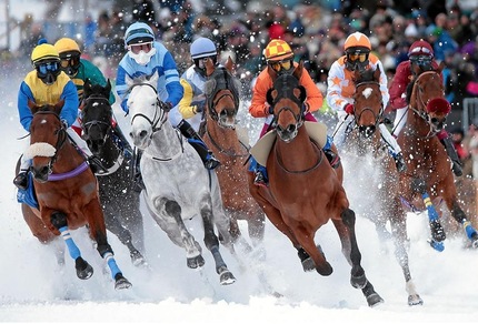 Ippica, ecco il GP sulla neve a Sankt Moritz