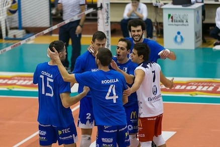 Volley: A2 Maschile, Brescia travolgente contro Civita Castellana
