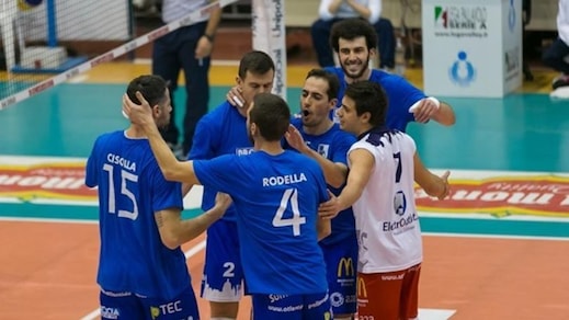 Volley: A2 Maschile, Brescia travolgente contro Civita Castellana