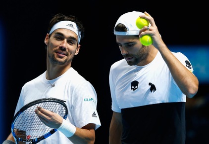 Tennis, ranking Atp: perdono 5 posizioni Fognini e Bolelli