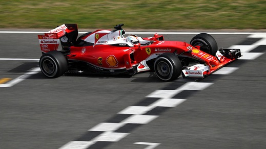 F1, Vettel chiude al comando la prima giornata di test