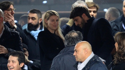 Napoli-Milan, c'è Barbara Berlusconi al San Paolo