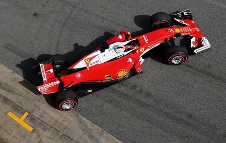F1, Barcellona: Vettel leader anche nella seconda giornata di test