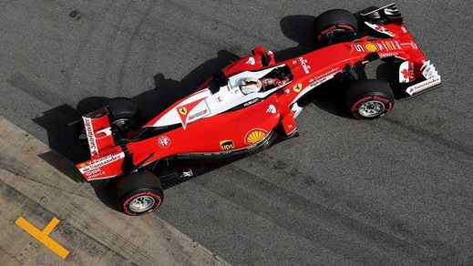 F1, Barcellona: Vettel leader anche nella seconda giornata di test