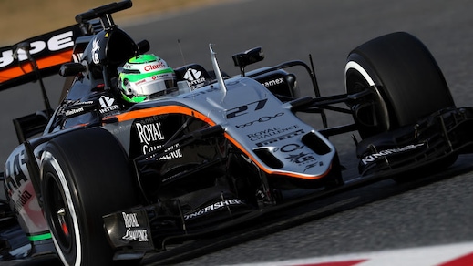 F1, Barcellona: Hulkenberg leader, per la Ferrari pochi giri