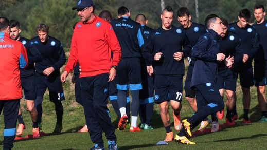 Napoli-Villarreal, Sarri studia la rimonta a Castelvolturno
