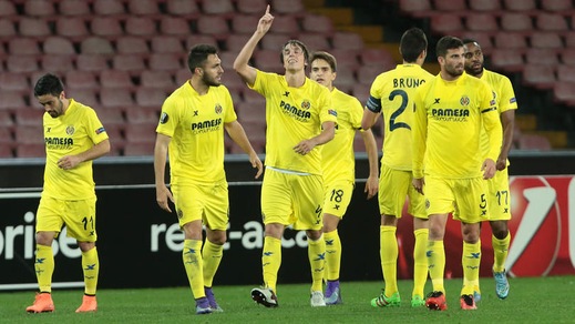Europa League, Napoli-Villarreal 1-1: Pina beffa gli azzurri