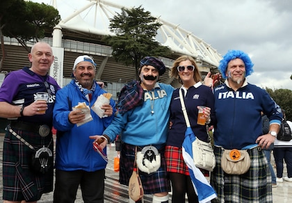Sei Nazioni, Italia-Scozia: lo spettacolo dei tifosi