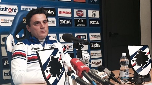 Serie A Sampdoria, Montella: «Dobbiamo battere il Frosinone»