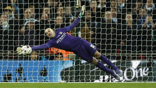 Capital One Cup, trionfo Manchester City ai rigori. Caballero eroe contro il Liverpool