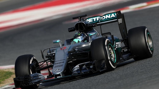 F1, Barcellona: Rosberg il più veloce, Raikkonen quarto